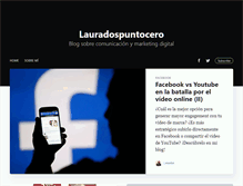 Tablet Screenshot of lauradospuntocero.com